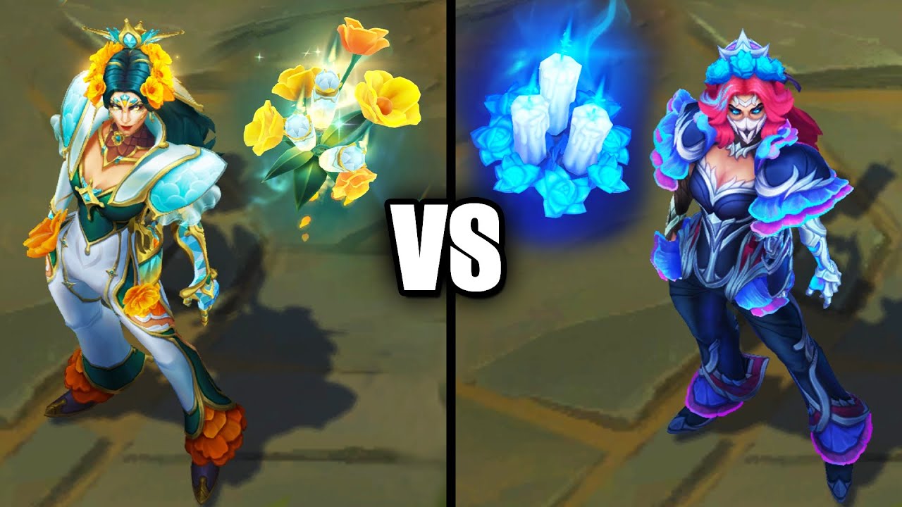 Prestige La Ilusion Renata Glasc VS La Ilusion Renata Glasc Skins Comparison (League of Legends)