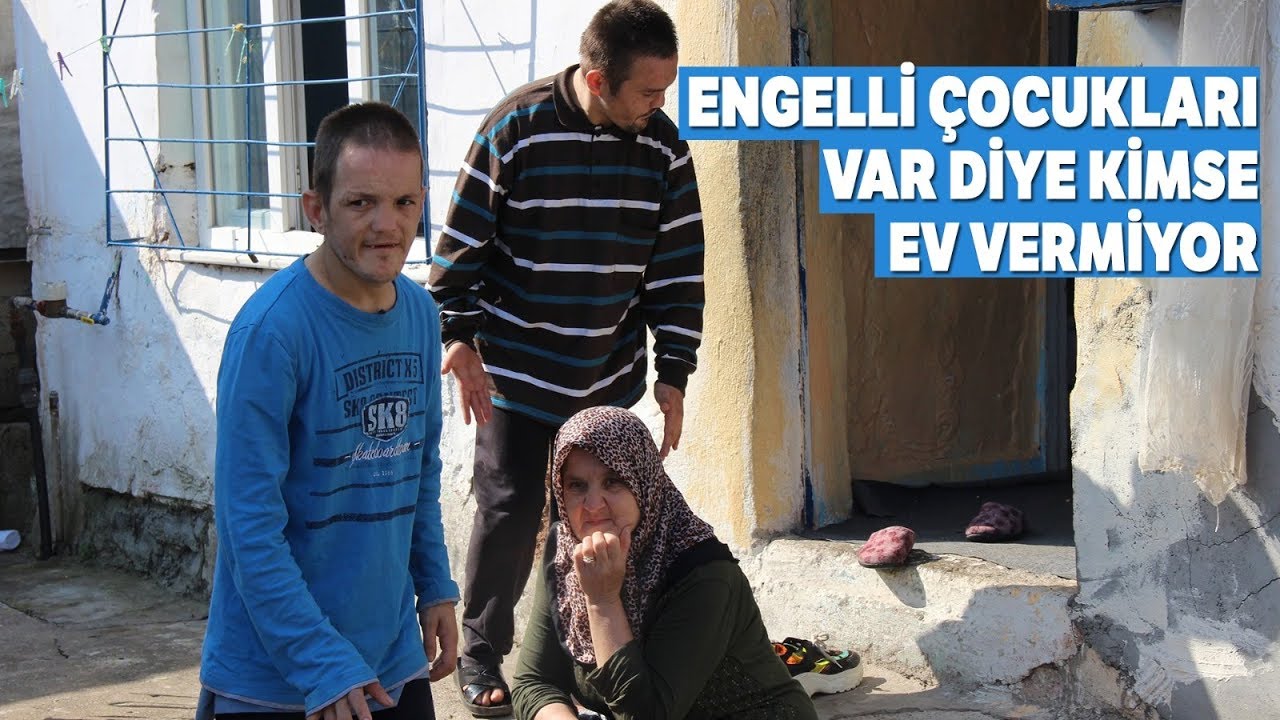 Zihinsel Engelli 2 Çocuğuyla Harabe Evde Yaşam Savaşı Veriyor