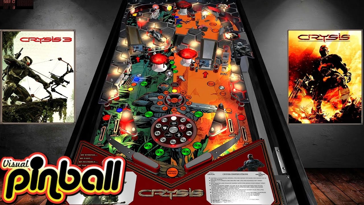CRYSIS - PINBALL | Ação futurista de CRYSIS no Visual Pinball! - VPINBALL#18