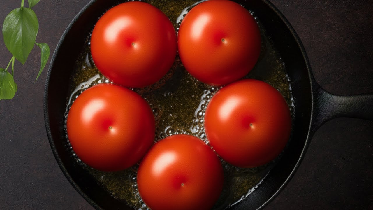 Do you have 1 egg and 3 tomatoes with some chesse ?! Quick, Easy dish That Will Impress everyone