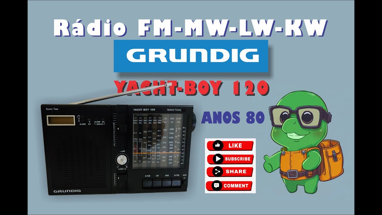 Rádio GRUNDIG Yacht-Boy 120 - (U/FM-MW-LW-K/SW)