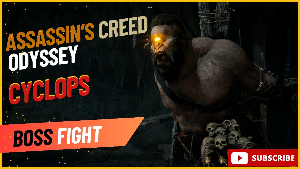 ASSASSIN'S CREED ODYSSEY | CYCLOPS BOSS FIGHT | How to defeat cyclops |  #gameplay #acodyssey