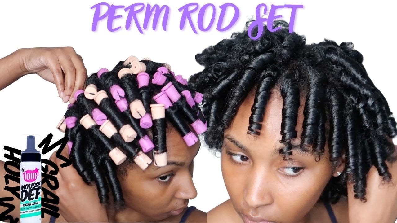 THE DOUX MOUSSE DEF PERM ROD TUTORIAL | NATURAL HAIR