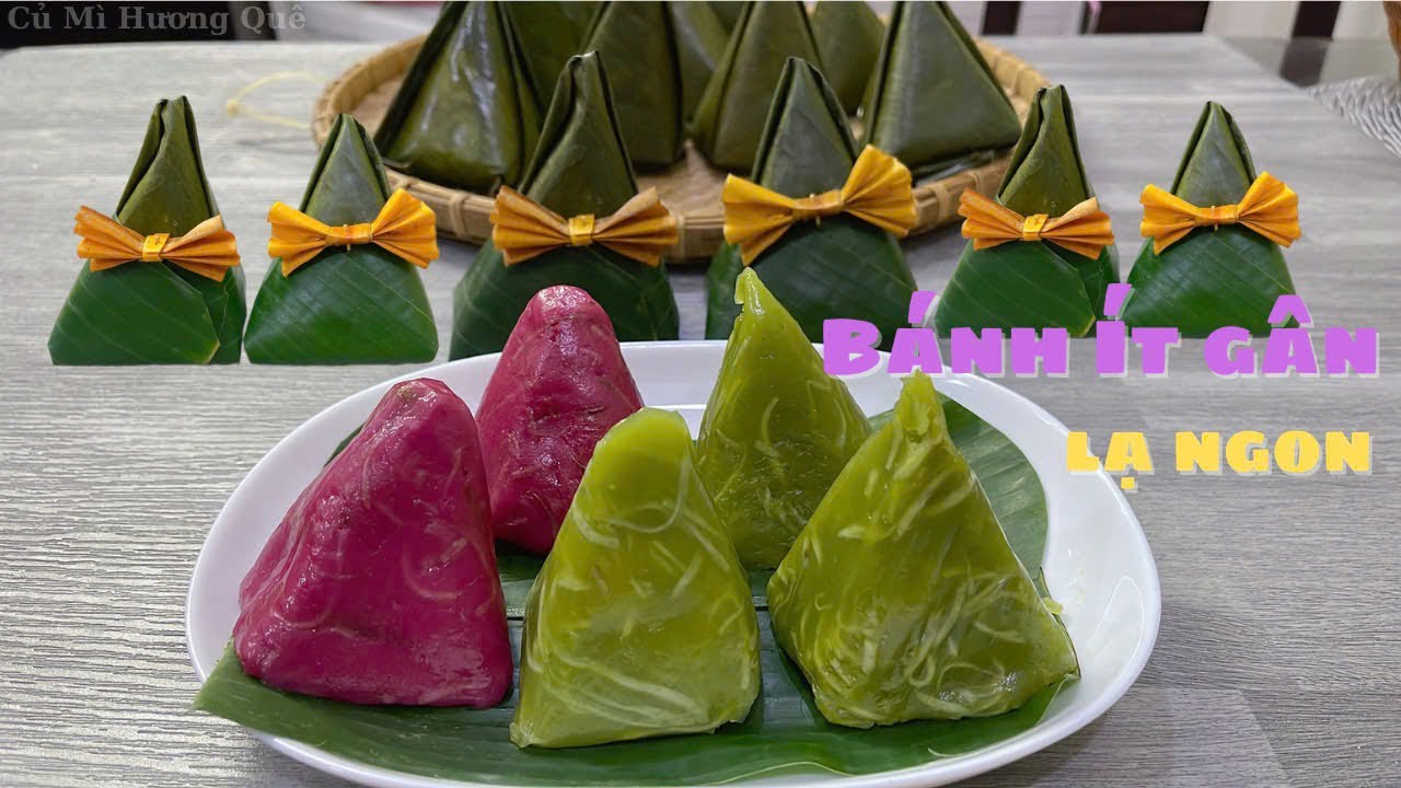 Cách làm bánh ít gân theo 2 cách khác nhau nhưng cả 2 đều rất ngon mọi người nên làm thử nhe!
