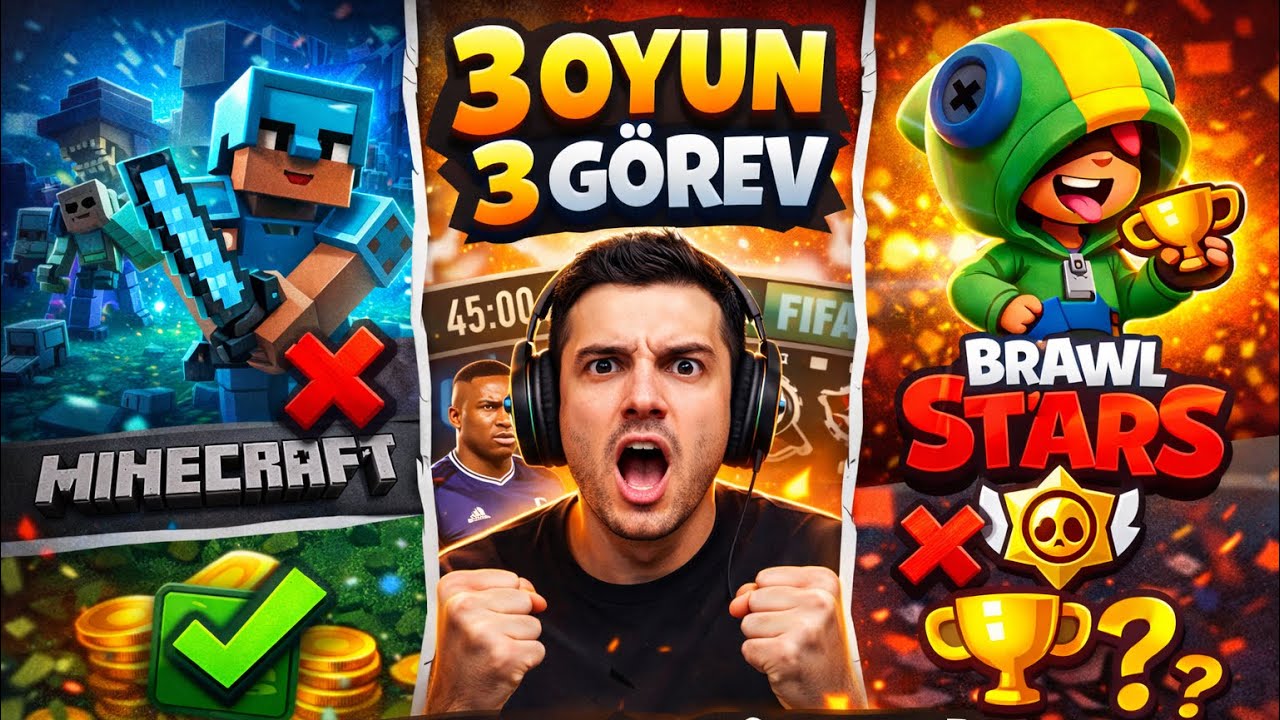 3 Oyunda Kendimi Zorladım! Kaçını Başarabildim?