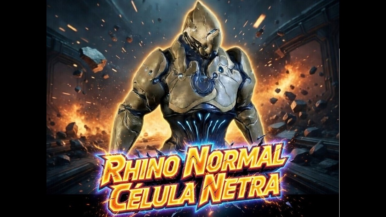 [Warframe] Rhino Tankando TUDO na Netracell Solo 2026! 😱