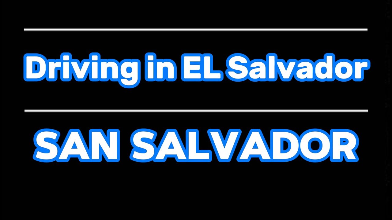 Driving in El Salvador #2: San Salvador, El Salvador. (1080P Dashcam)