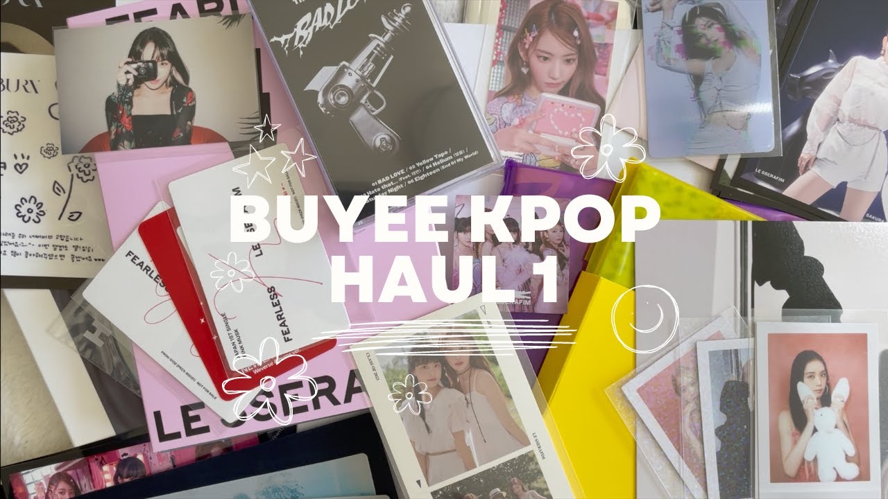 Buyee/Mercari Japan Kpop Haul 1: LE SSERAFIM, (G)I-dle, æspa & more!