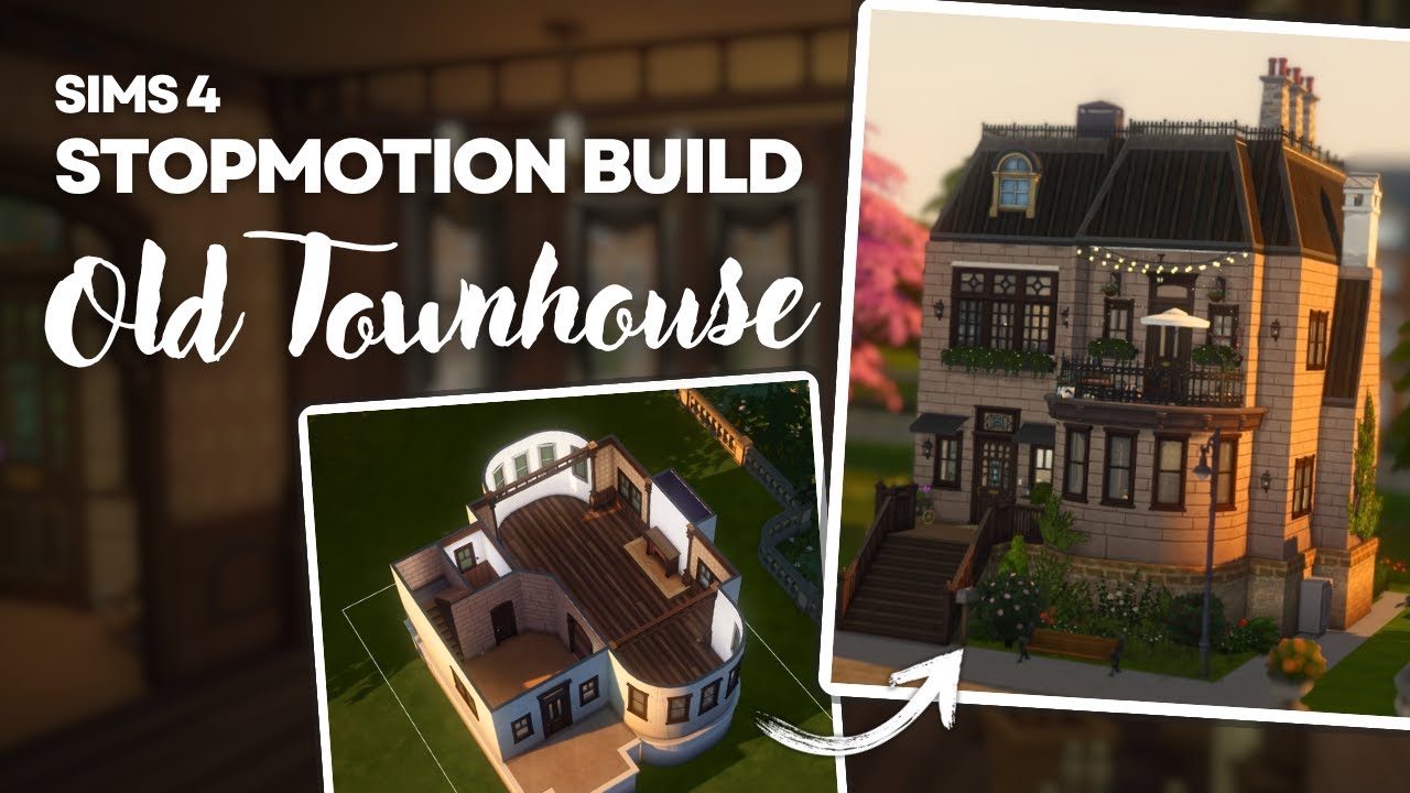 Building a COZY TOWNHOUSE in Britechester 🍂 Sims 4 Stopmotion Build | No CC
