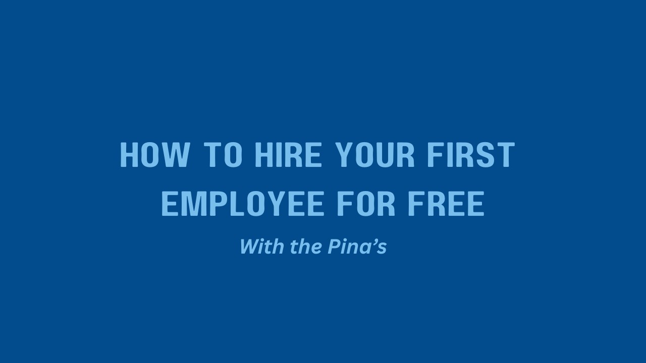 Hire Your First Employee for Free #money, #training, #free