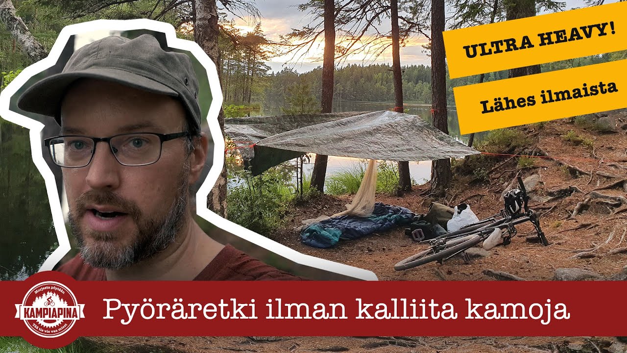 Voiko pyörällä retkeillä ilman kalliita varusteita?