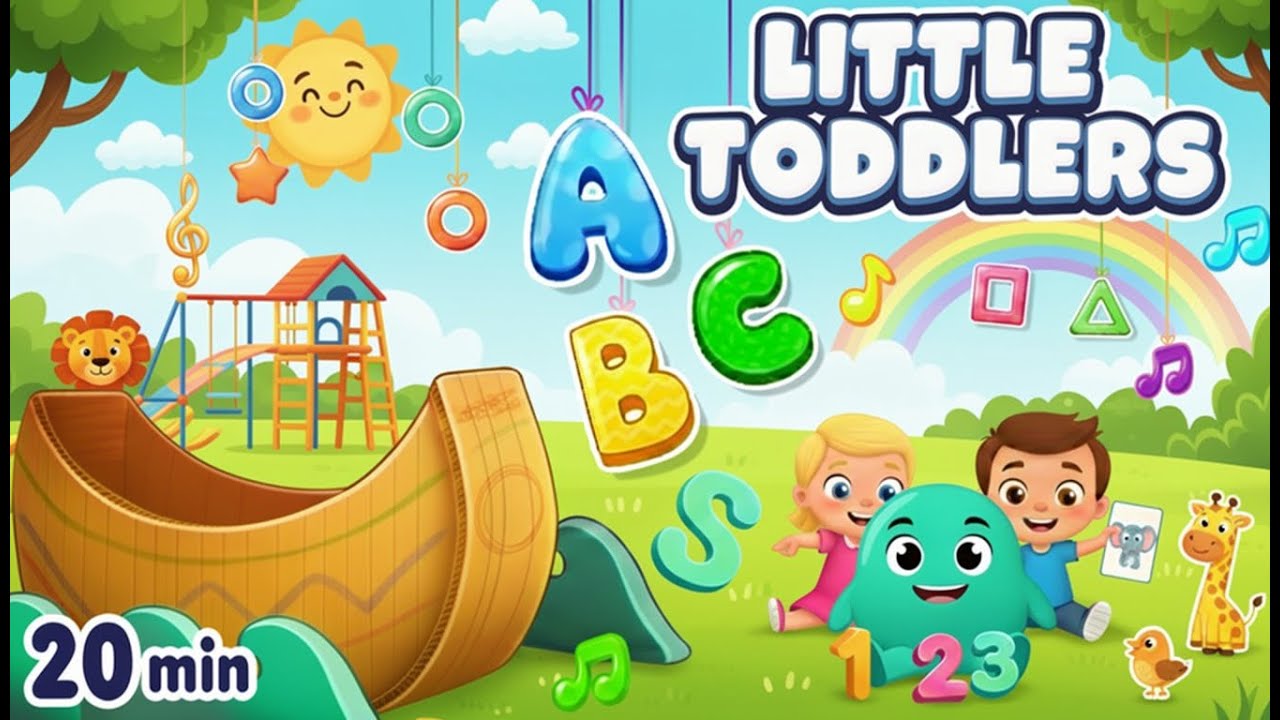 Toddler Learning ABCs, First Words, Colors, Numbers, Shapes | More Educational Nursery Rhymes