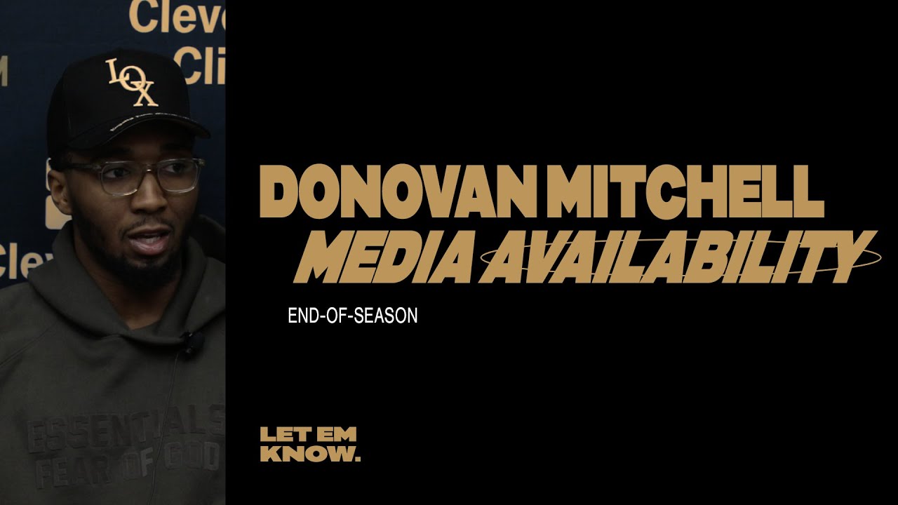 End-of-Season Media: Donovan Mitchell