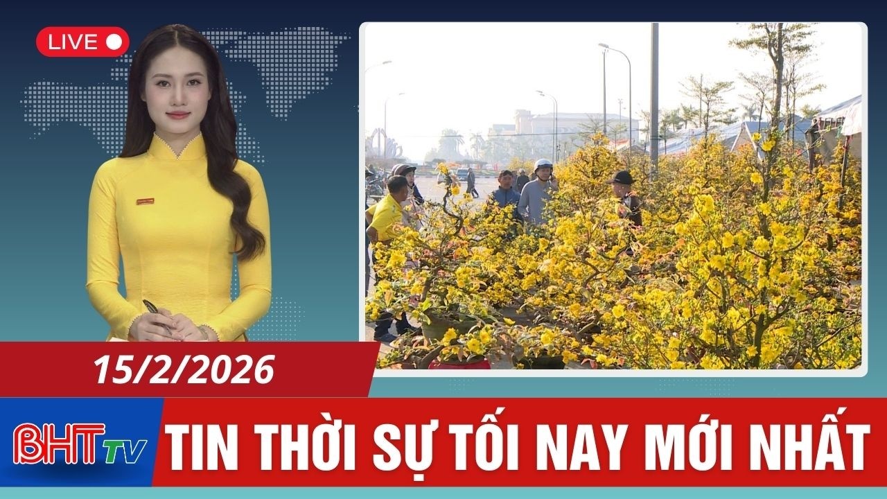 🔴 Thời sự tối 14/2: Thị trường hoa Tết  