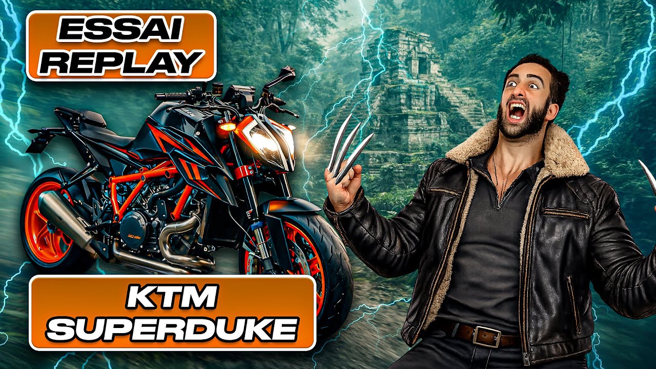 Essai Replay: KTM Superduke 1290, la moto de Wolverine.