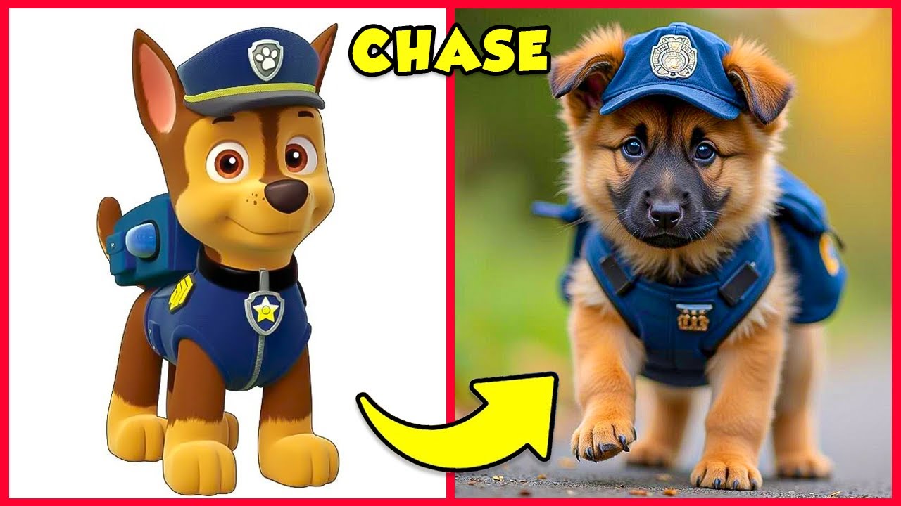 PAW PATROL nella VITA REALE 🐶 + Indovina i personaggi di Paw Patrol dalla VOCE 🔊😍👮