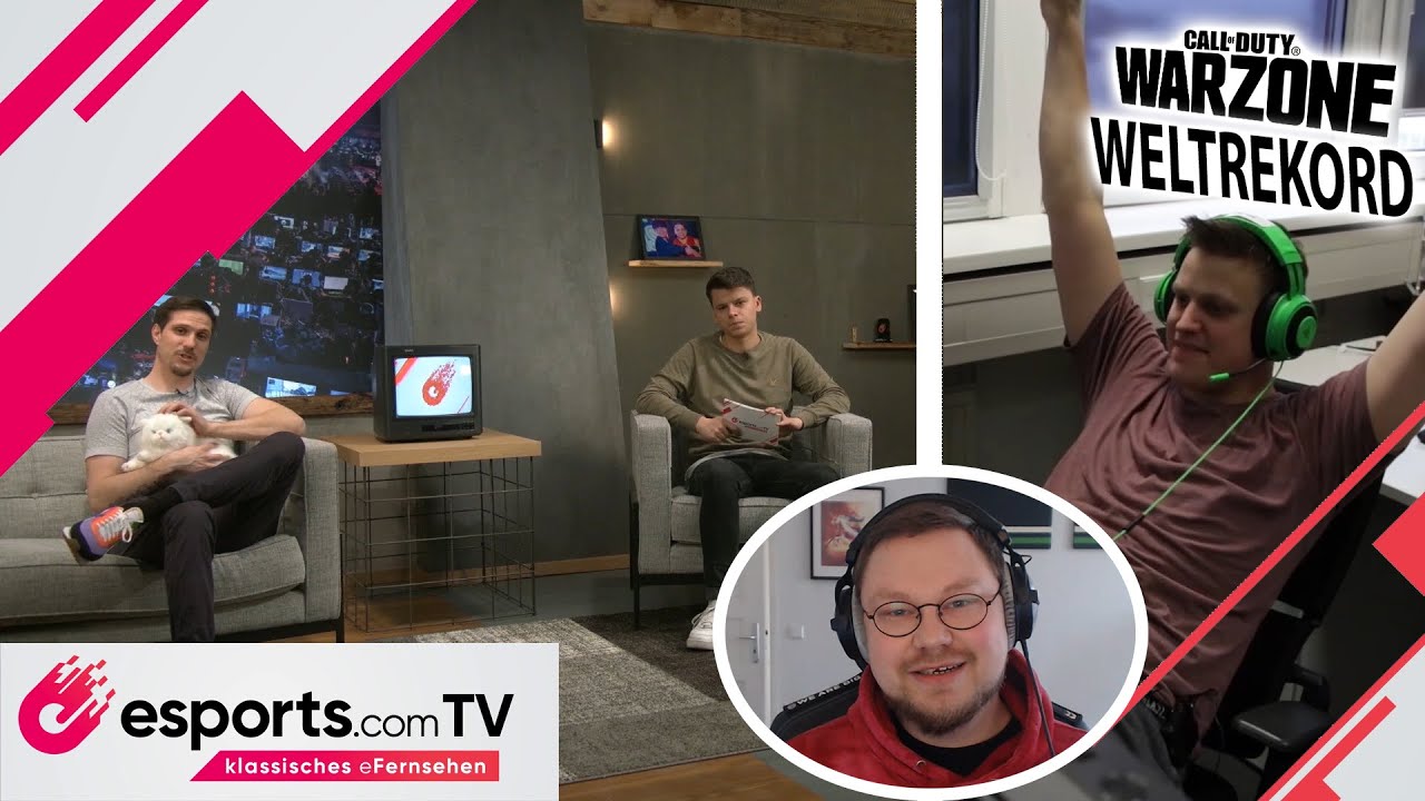 #eFernsehen mit Kalle Koschinsky | Warzone Weltrekord | esports.com TV | Ganze Folge S1F2