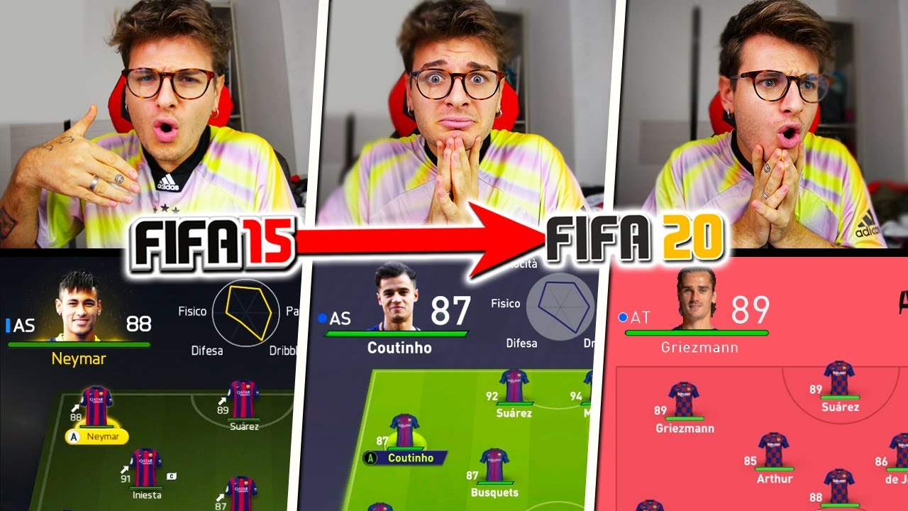 😱Ho FATTO la CARRIERA ALLENATORE su TUTTI I FIFA! (dal 15 - 20) ecco cosa è successo..!