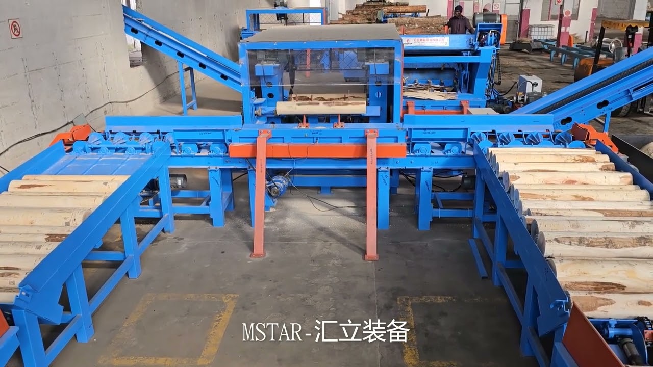 smart plywood manufacturing process - veneer peeling line