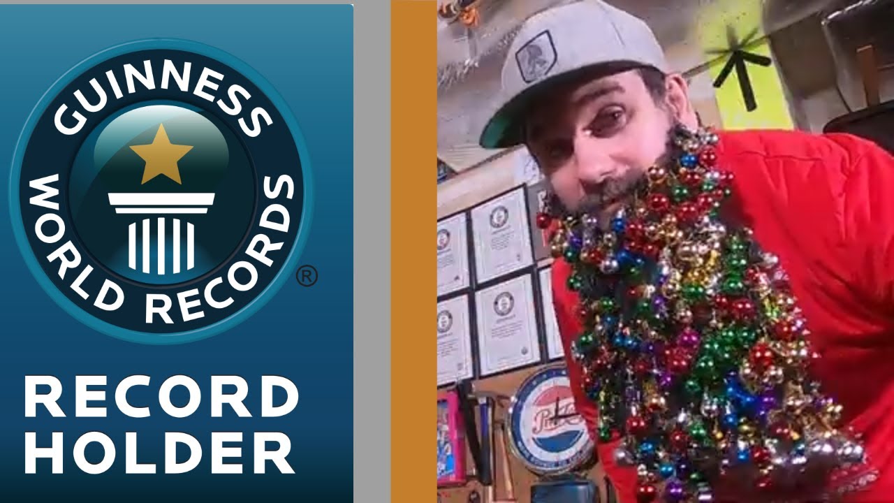Breaking My Own Beard Ornaments Record