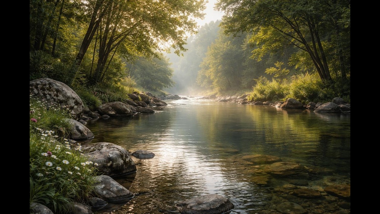 INNER RIVER - SOFT RELAXING PIANO MUSIC