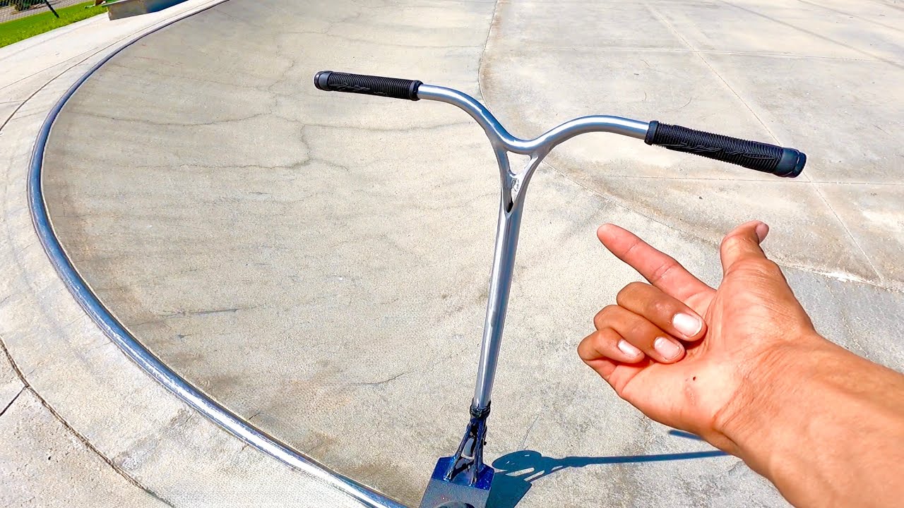 Riding World's Lightest Scooter Bars