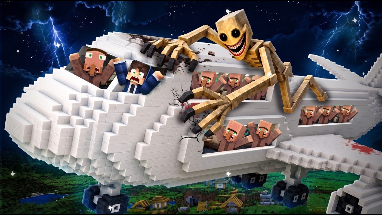 Rage i Kovalski Preživljavaju Ukleti Avion U Minecraftu!!
