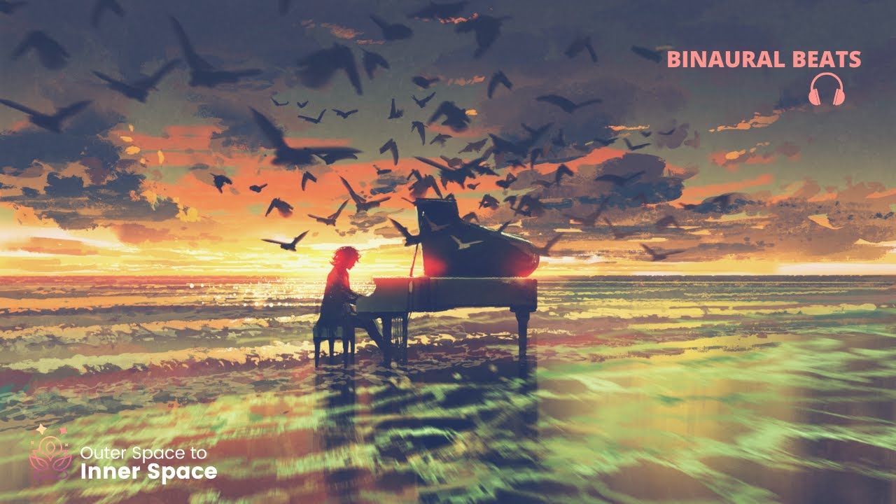 Dreamy Piano flow state music for studying | 7.83 hz flow state binaural beats