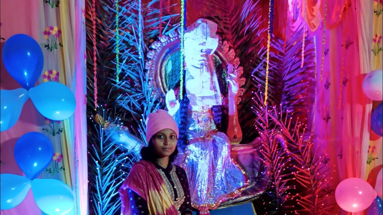 Saraswati puja re kemiti maja kalu?? Behus Nachi nachi ... 😇😇#foryou #videochannel #vlog #viral 