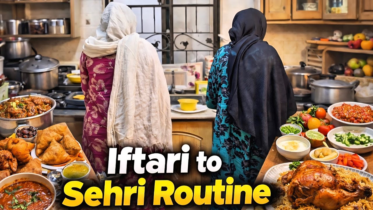 Aaj Papa Ki Tabiyat Kharab Thi 😔 | Iftari to Sehri Routine | Ramadan Vlog