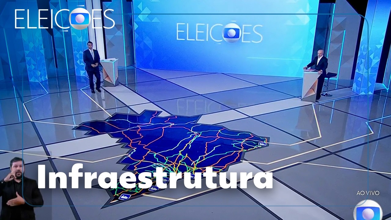 Debate na Globo: Fl&aacute;vio Bolsonaro pergunta a Lula sobre infraestrutura e exporta&ccedil;&atilde;o