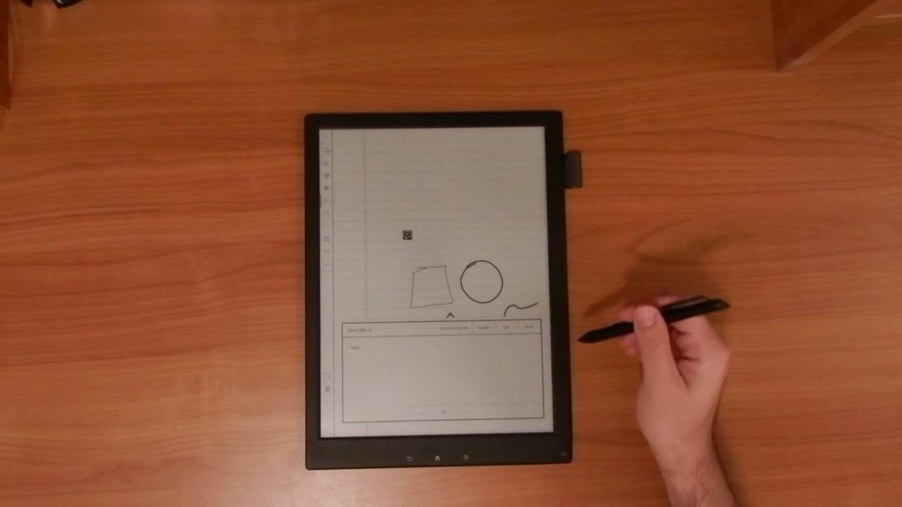 Sony Digital Paper Note Taking