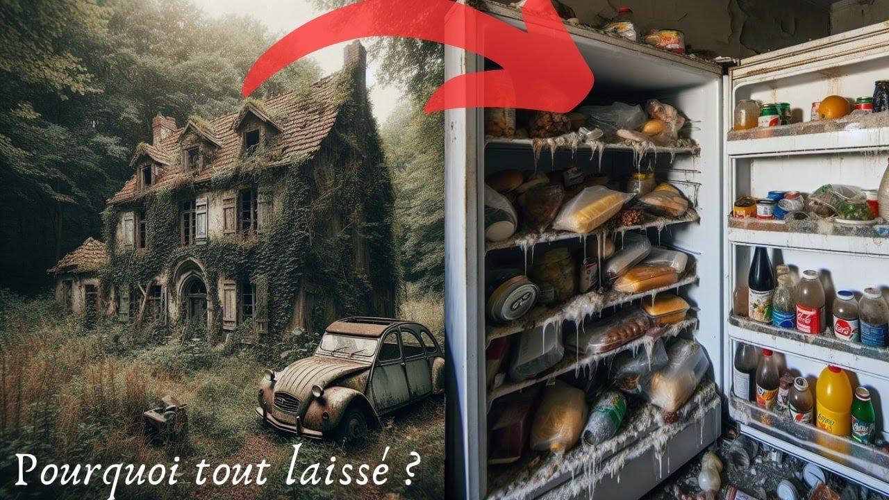 URBEX ! APRÈS SON DÉCÈS, TOUT EST LAISSÉ SUR PLACE ( même le frigo est plein )
