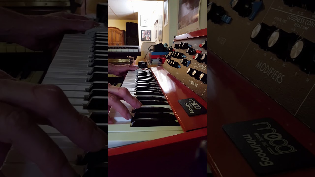 Welcome to the Machine outro on Moog