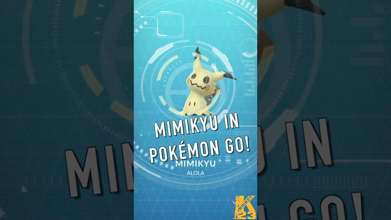В Pok&eacute;mon Go появился Мимикью?! 👀 Первые кадры поимки!