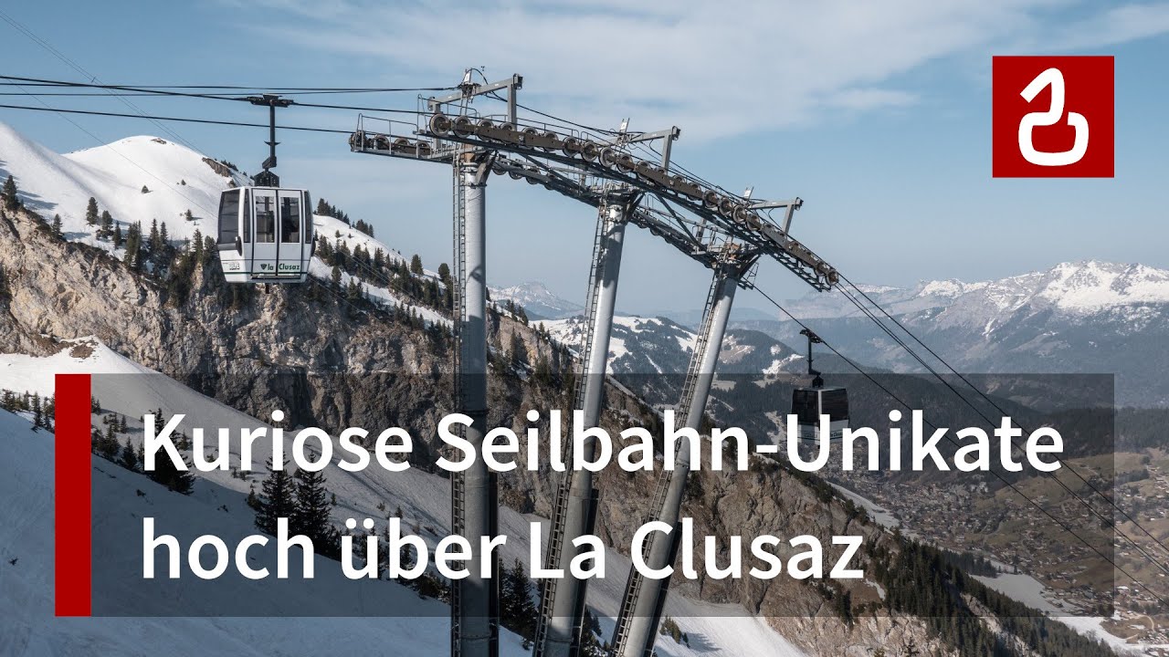 Skigebiet La Clusaz - Col de Balme | Seilbahn-Unikat von Skirail mit Von-Roll-Technik