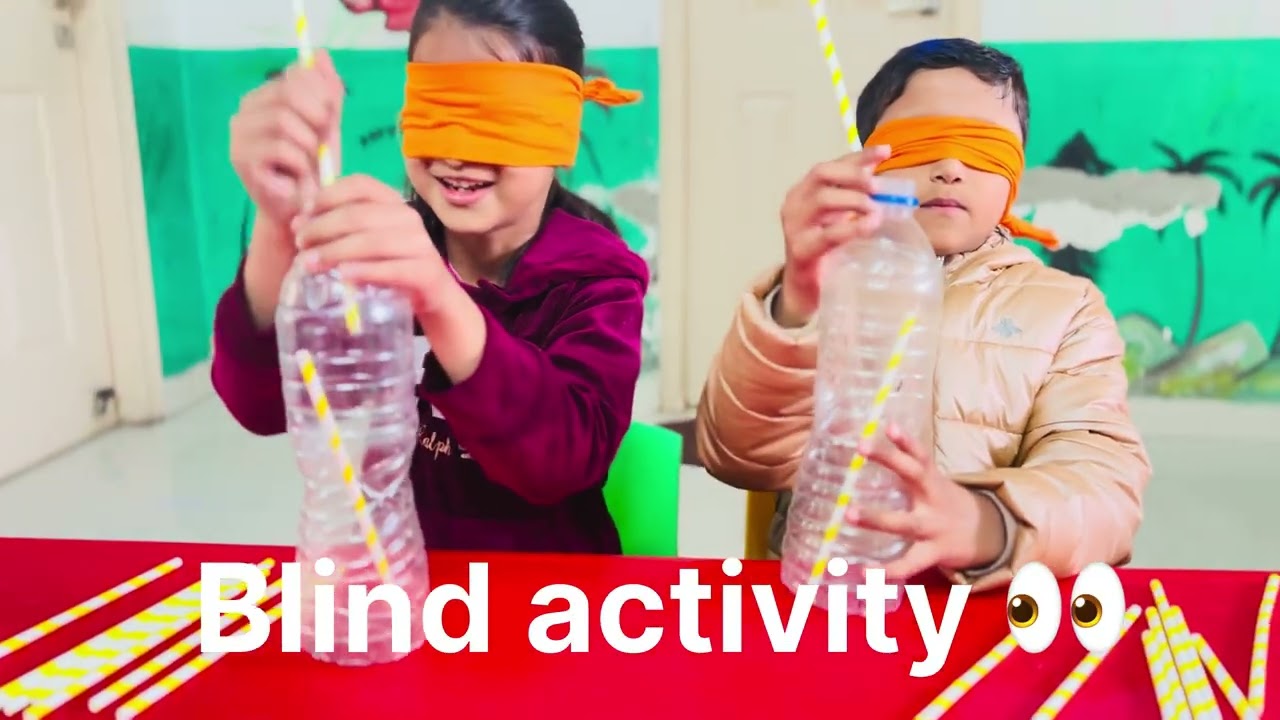 #blind#playschool #funactivities #kindergarten 