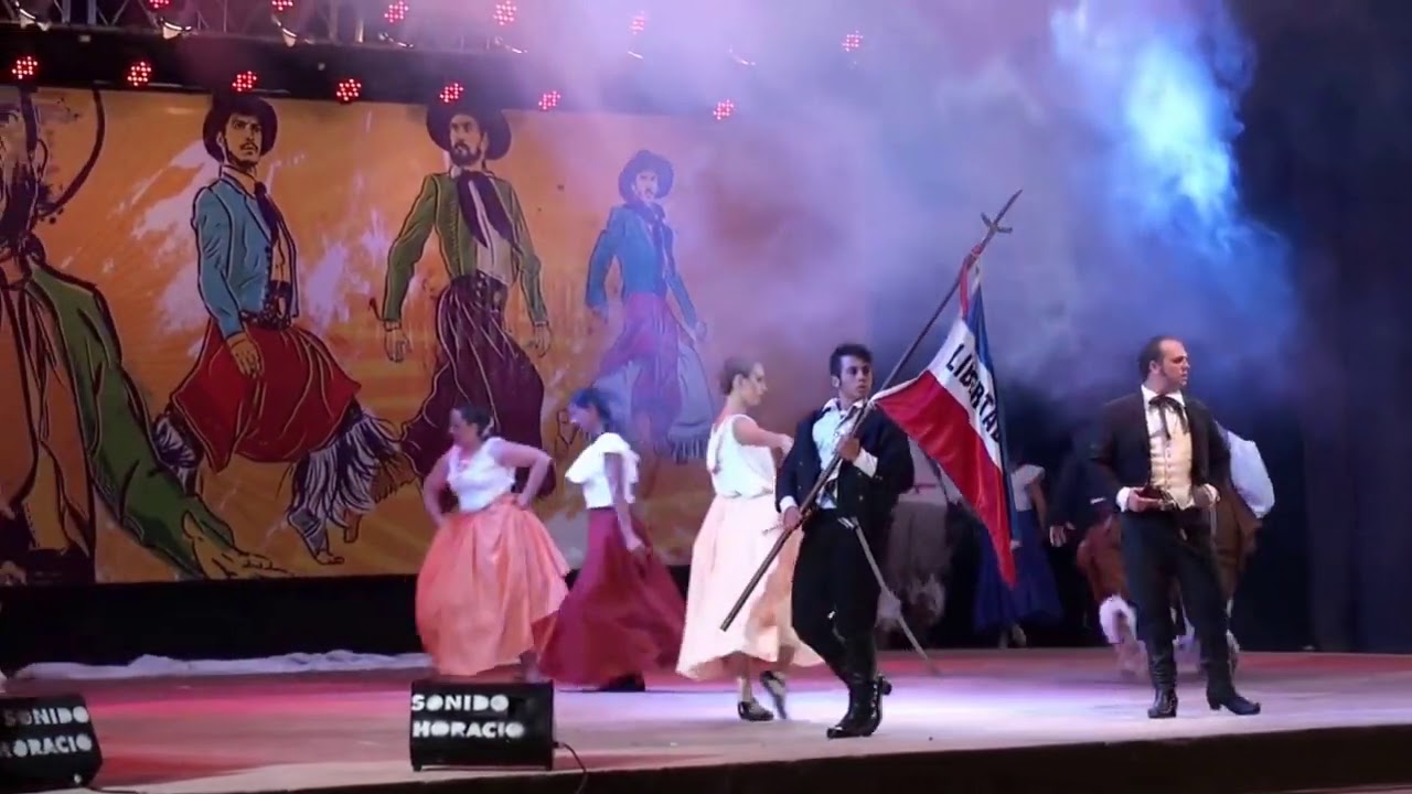 Delegacion de Uruguay en 50º Festival de Malambo en Laborde 2017