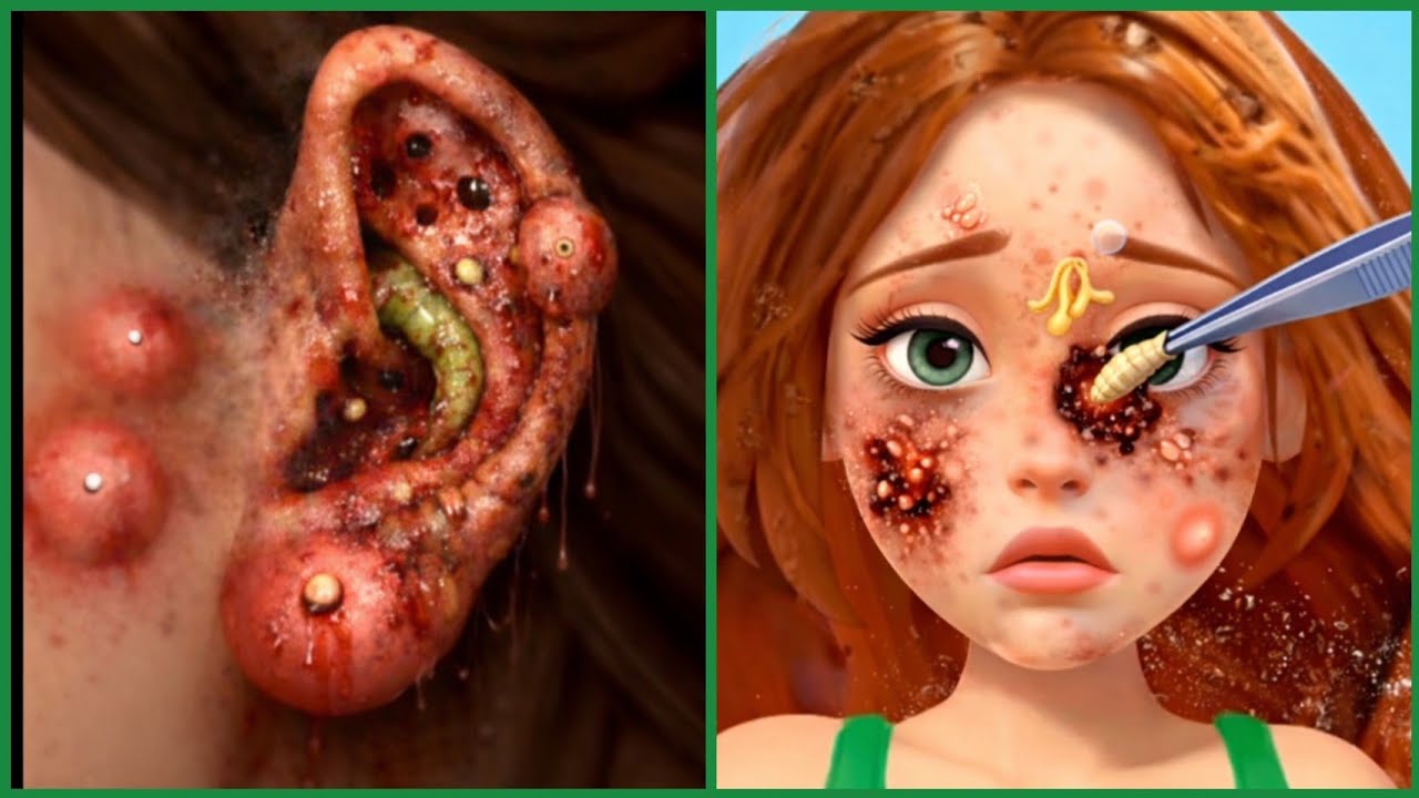 Chapter 10 | Ear Care Gameplay – Very Swollen Ear, Worm Removed & Blackheads Cleaned