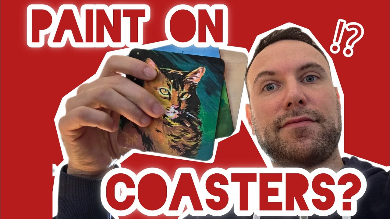 Paint with me on Coasters // New Year Resolution 2026