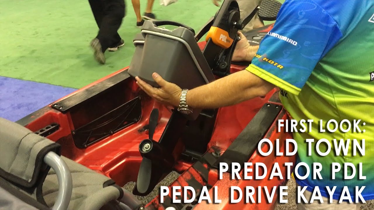 NEW Old Town Predator PDL Pedal Drive Kayak - ICAST 2016 | Field Trips with Robert Field