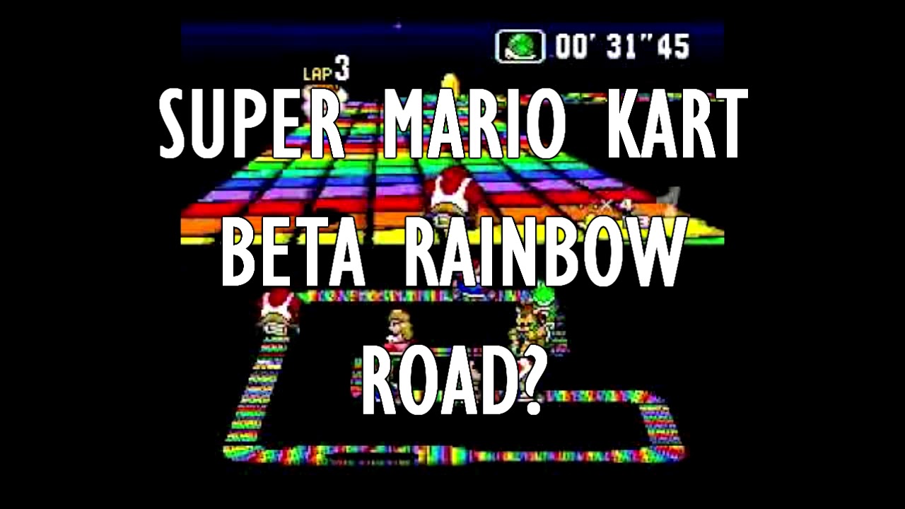 Beta Rainbow Road?? - Super Mario Kart Music Extended