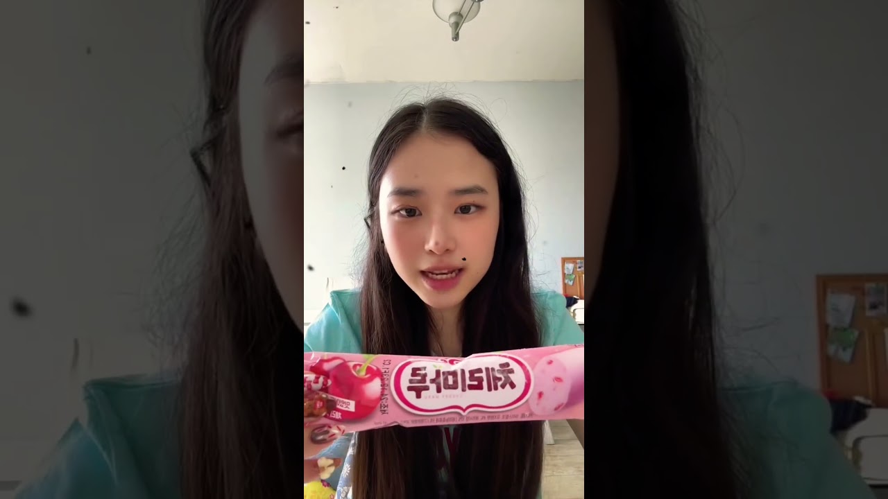 Provando sorvete coreano #food #comida