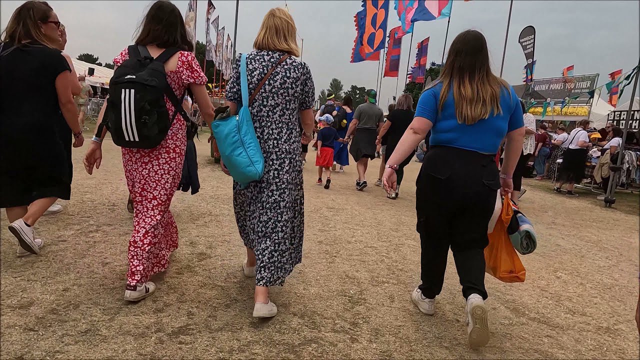 Isle Of Wight Festival 2022 - Virtual Walk - Bus Station & Campsite To Main Stage - Sat 18th June