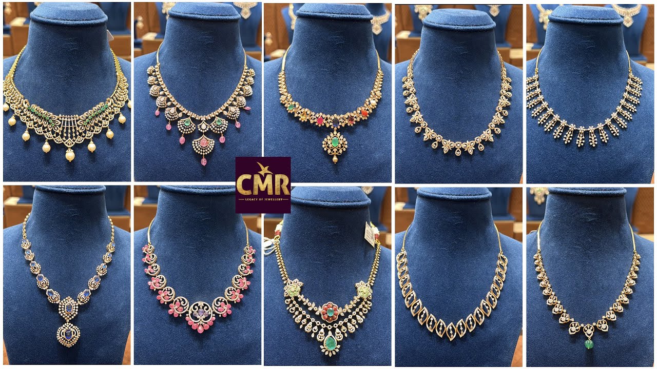 ఆఫర్లో డైమండ్ నెక్లెసస్ #ugadioffer /Diamond necklaces/Cmr jewellers/Ugadi offer/Kotha bangaru lokam