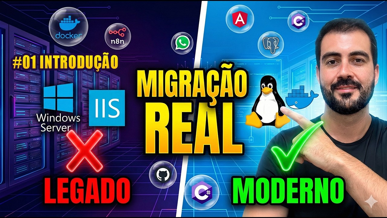 Adeus IIS! Migrando uma Arquitetura Real para Docker e Linux #01