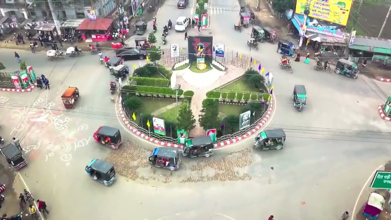 Jhenaidah City | Birds Eye View by Drone | পাখির চোখে ঝিনাইদহ শহর | Shihab 221 | DRONEPIXI