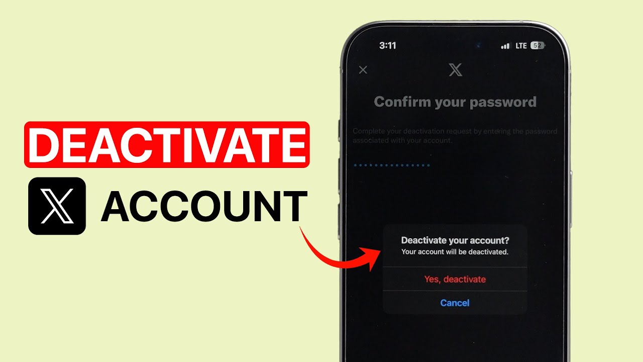 How To Deactivate X(Twitter) Account?
