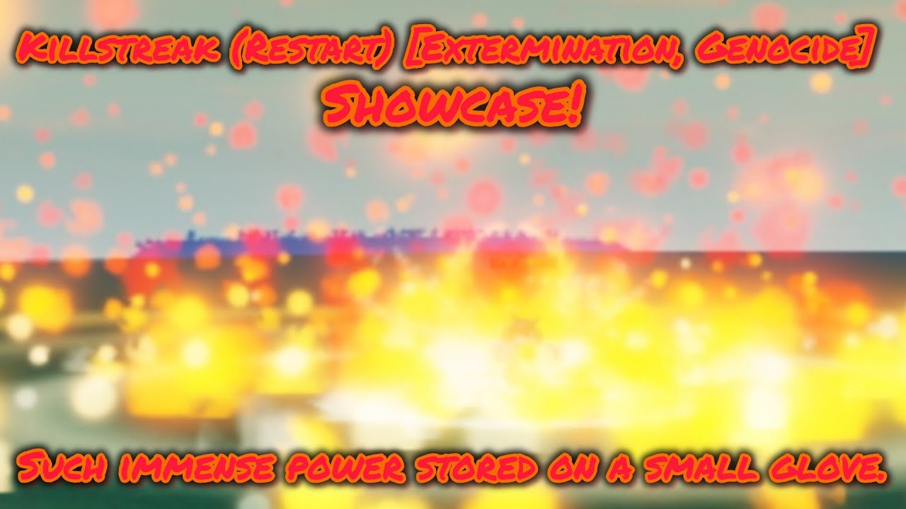 Killstreak (Restart) [Extermination, Genocide] Showcase! (Slap Battles: Combat)