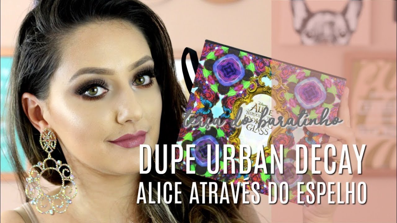 PALETA DUPE DA URBAN DECAY ALICE ATRAVÉS DO ESPELHO #TERÇADOBARATINHO